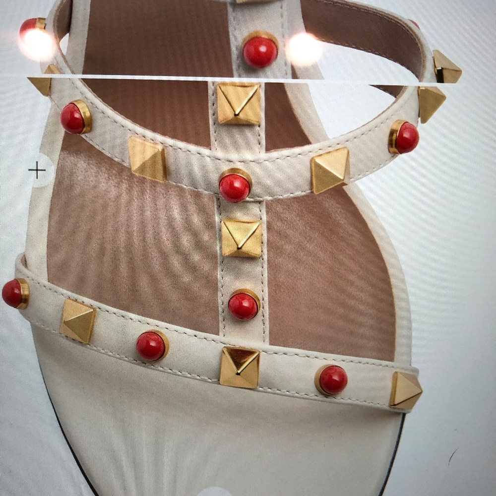VALENTINO ROCKSTUD SANDAL SLIDE SIZE 38 - Picture 3 of 4
